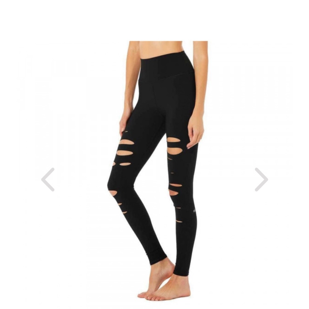 ALO  Black Cutout Leggings